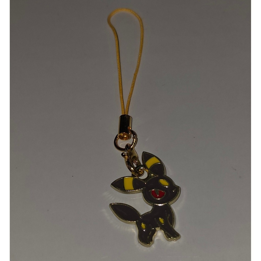Umbreon Phone Charm Lanyard Strap Enamel Pendant Pokémon Keychain Accessory